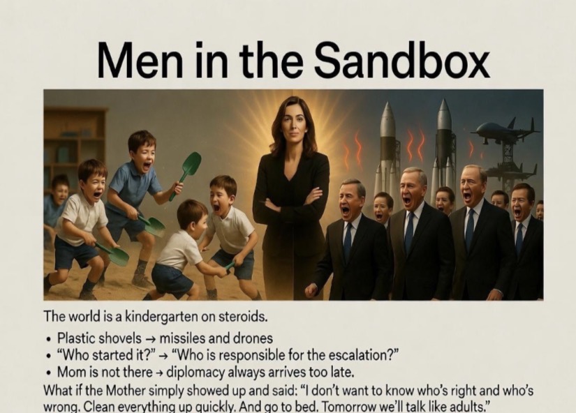 Men in the Sandbox — the world is a kindergarten on steroids